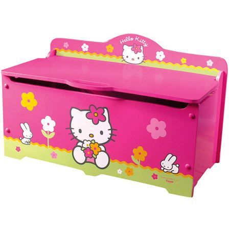 Coffre A Jouets Hello Kitty Grand Modele Achat Vente Coffre A Jouets Cdiscount
