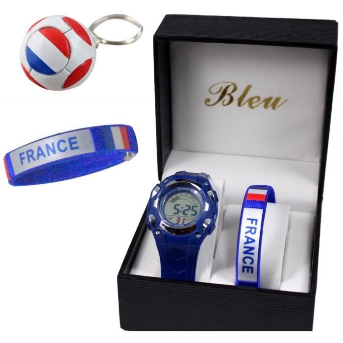 Montre Enfant equipe de France les bleus plus bracelet supporter Griezmann