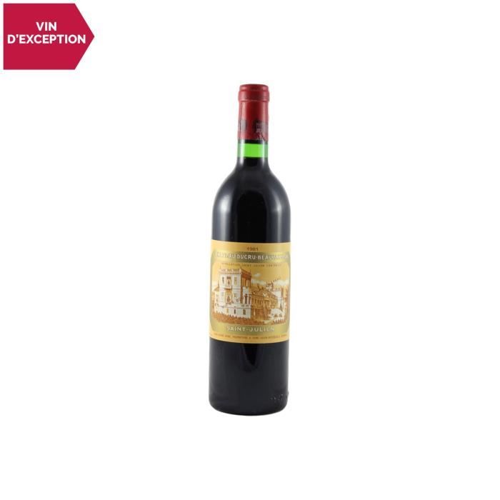 Château Ducru-Beaucaillou Saint-Julien 2ème Grand Cru Classé Rouge 1981 - 75cl - Vin AOC Rouge de Bordeaux - Cépages Cabernet