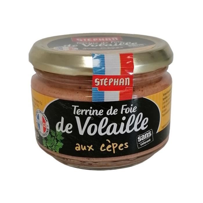 Terrine de Foie de Volaille aux Cèpes - Fabriqué en France