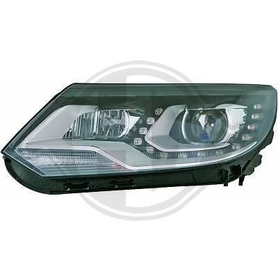 2255285 Feu phare gauche ( cote conducteur ) pour VW Tiguan de type 5N de 2011 a 2016 Look Origine