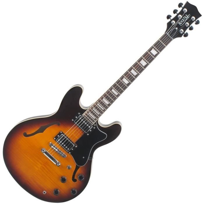 Rocktile Pro HB100-SB Guitare Électrique Vintage sunburst21