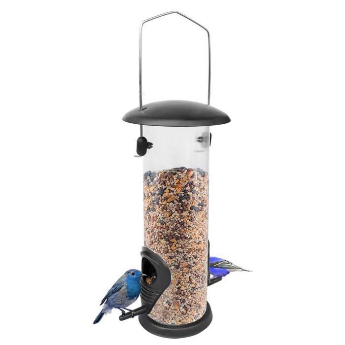 Bol,Mangeoire automatique pour oiseaux en acrylique Perroquet, conteneur de nourriture, Cage à oiseaux, accessoires pour - Type C