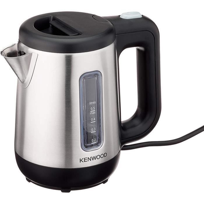 Kenwood -Mini bouilloire (670-800 watts / 0,5 litre / acier inoxydable),argent