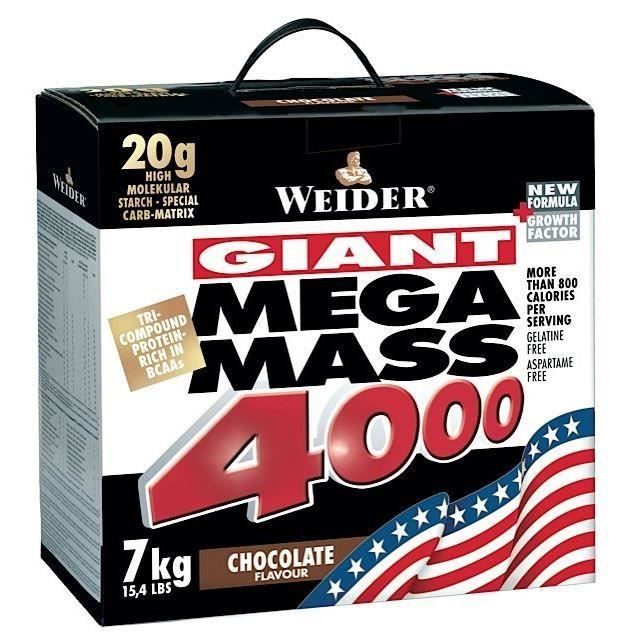 WEIDER MEGA MASS 4000 CHOCOLAT 7 kg
