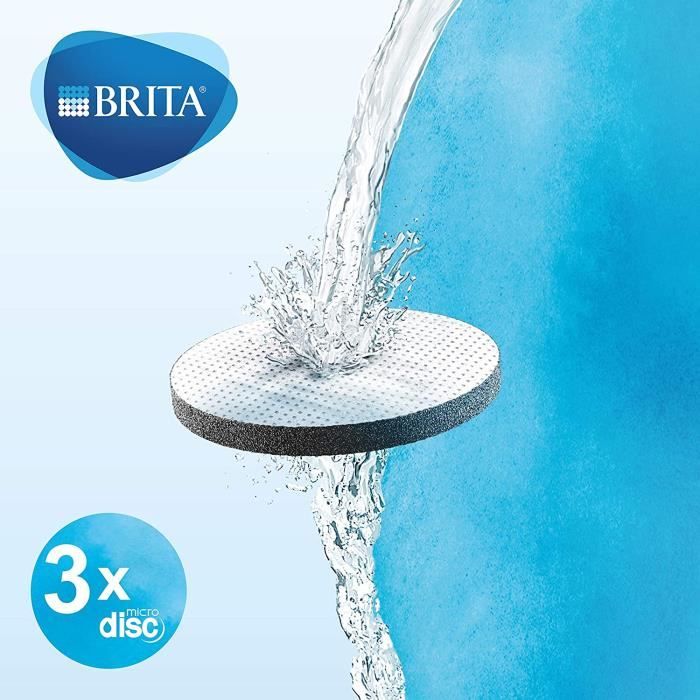 BRITA, Disque Filtrant pour Bouteille, Microdisc - Pack 3