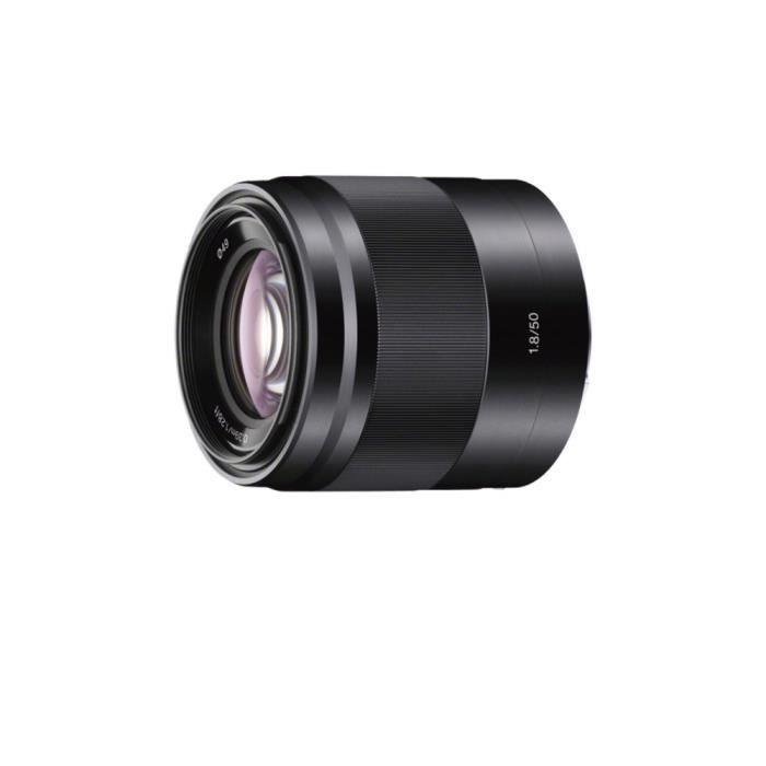 Sony Objectif SEL50F18 Monture E APS-C 50 mm F1.8 - Noir