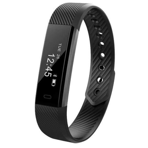 ID115HR Montre Connectée SPORT Heart Rate étanche Android-iOS Bluetooth NOIR Wir31