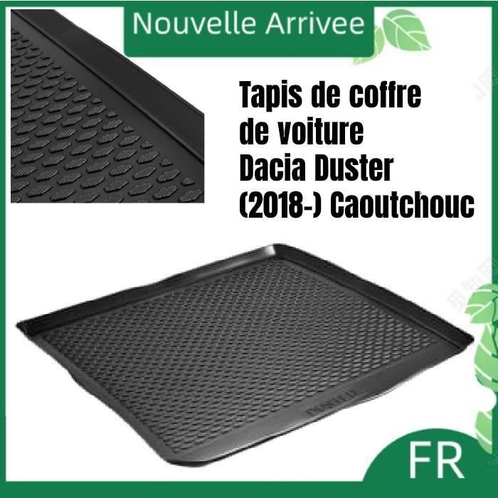 Caise shenghuo - Tapis de coffre de voiture robuste pour Dacia Duster (2018-) en Caoutchouc noir