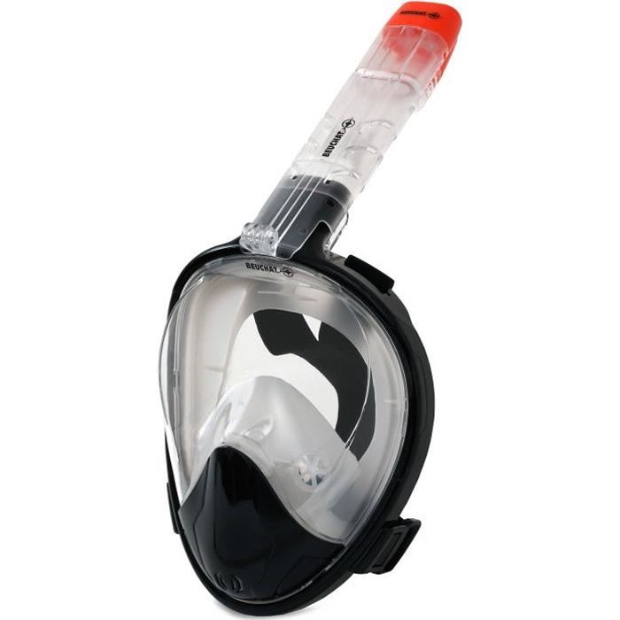 BEUCHAT Masque de Snorkeling - Taille L/XL - Noir