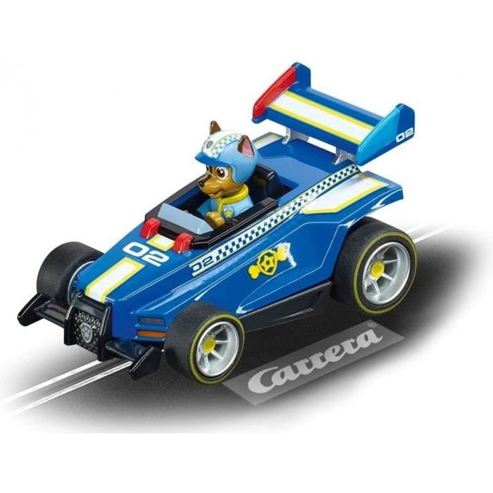 Carrera Go Pat Patrouille - Voiture de Course De Chase Ready Race - Voiture Pour Circuit Bleue