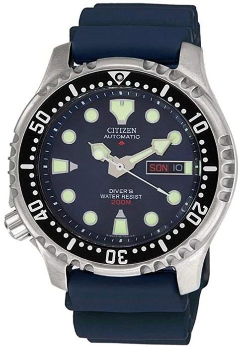 Citizen - NY0040-17LE - Montre Homme - Quartz Analogique - Cadran Bleu - Bracelet Acier Bleu