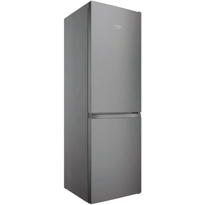 HOTPOINT HAFC8TI21SX - Réfrigérateur congélateur bas 335L (231+104) - TOTAL NO FROST - L 67 x H 196 - Inox
