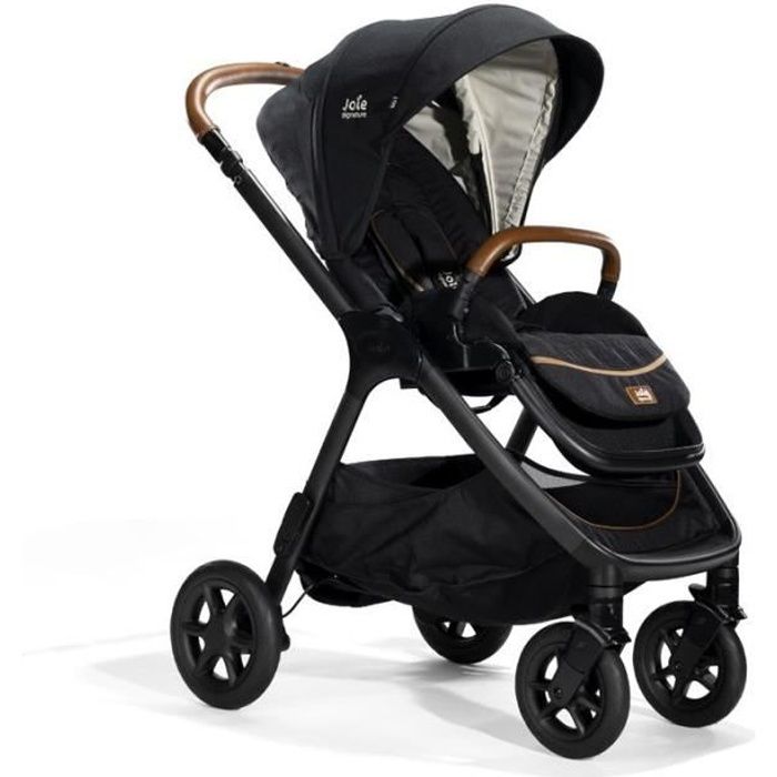 JOIE Finiti - Poussette compacte pliable - Jusqu'à 15Kg - Noir Eclipse