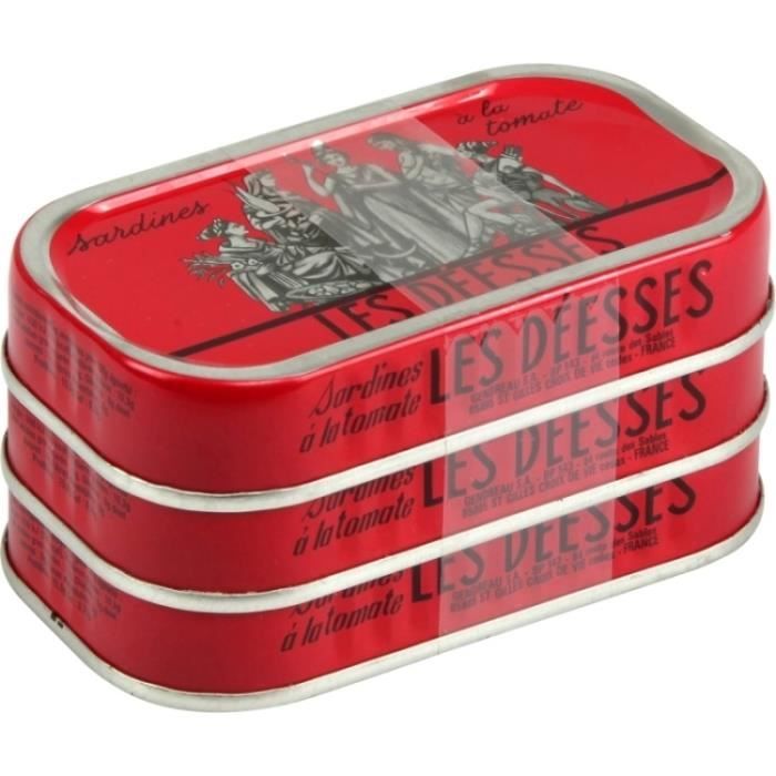 Sardines à la tomate 3x69g Les Déesses