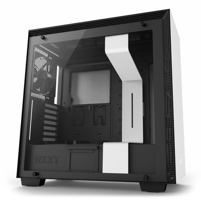 NZXT Boîtier PC H700 Blanc/Noir (CA-H700B-W) - Mid Tower