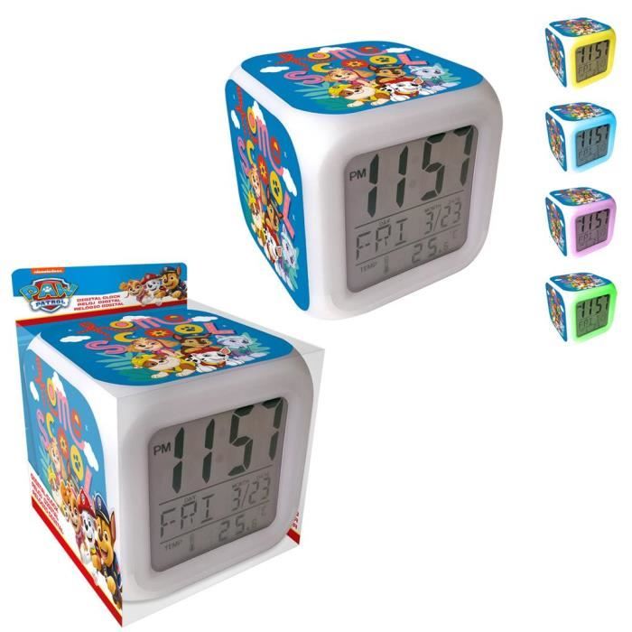 Reveil Horloge Pat patrouille paw patrol