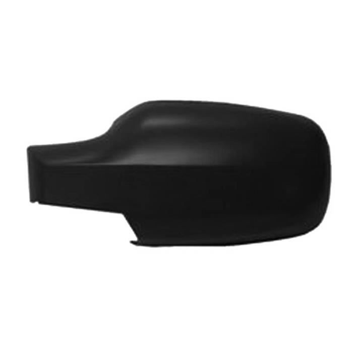 Coque rétroviseur extérieur gauche RENAULT MEGANE II phase 1, 2002-2005, noire, Neuve.