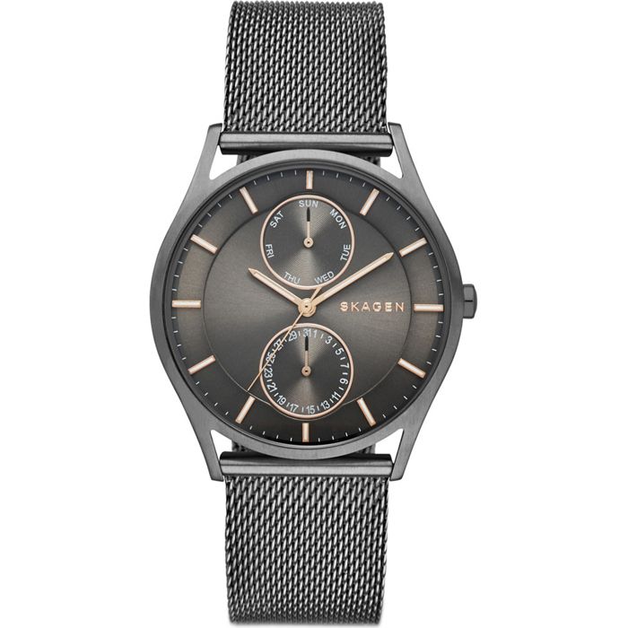 SKAGEN HOLST HOMME 40MM BRACELET ACIER INOXYDABLE QUARTZ MONTRE SKW6180