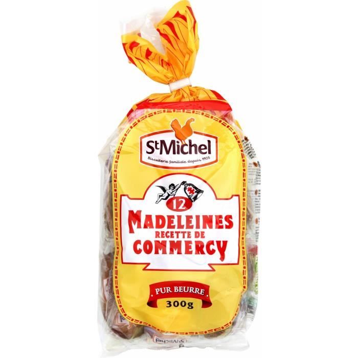 ST MICHEL BISCUITS Madeleines de Commercy pour beurre - 300 g