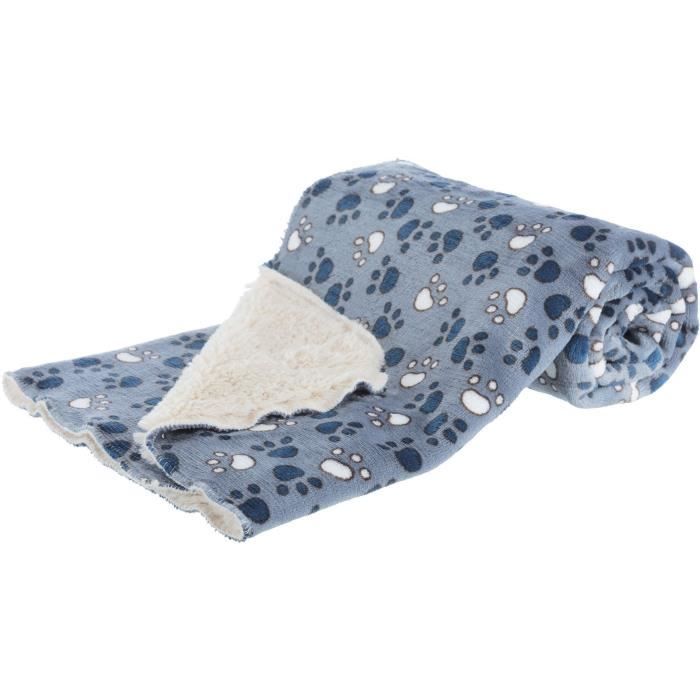 TRIXIE Couverture Tammy 100 × 70 cm - Bleu et beige - Pour chien