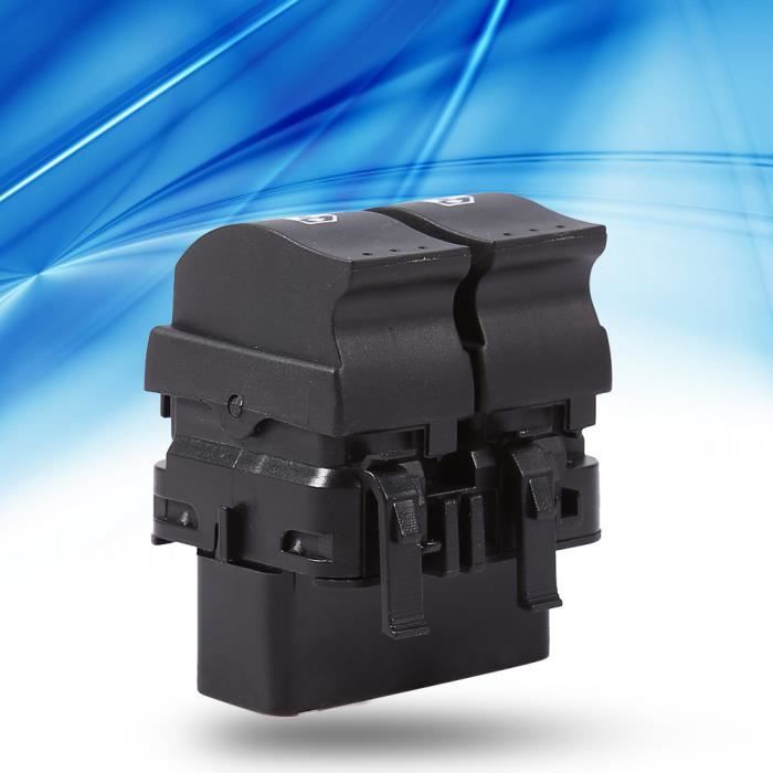 Bouton Interrupteur Lève Vitre Commutateur Electrique de Commande de Fenêtre 6 Pins Pour Renault Clio II 6 Megane I Kangoo En Stock
