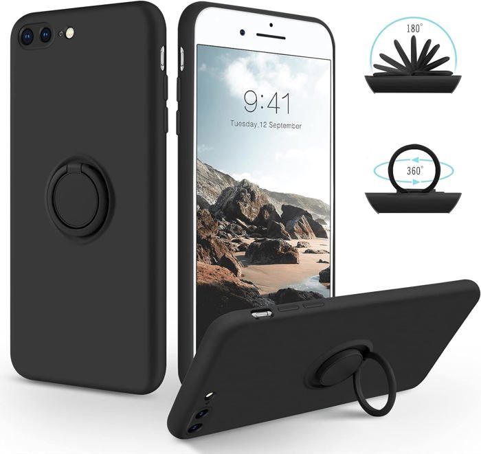 HOMTERN Coque Protection Silicone Souple Pour Garmin Instinct – Anti-Chocs, Anti-Rayures, Noir – Accessoire Résistant Et Élégant