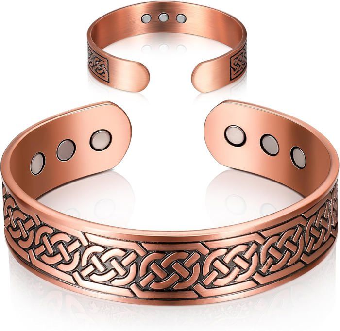 Bracelet Magnétique En Cuivre Diablo – Design Moderne, Bien-être