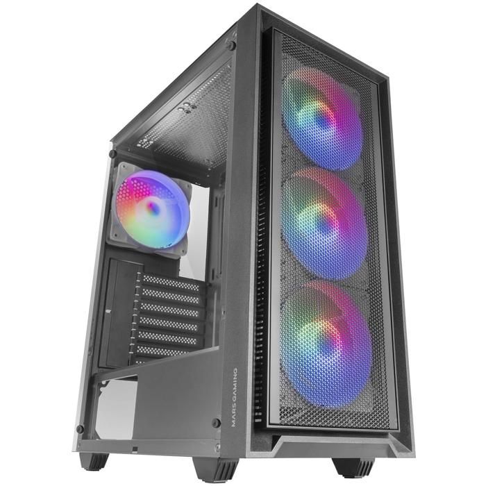 MARS GAMING Modèle : Boitier Moyen Tour ATX MC Air RGB avec panneau vitré Neuf - vue 5