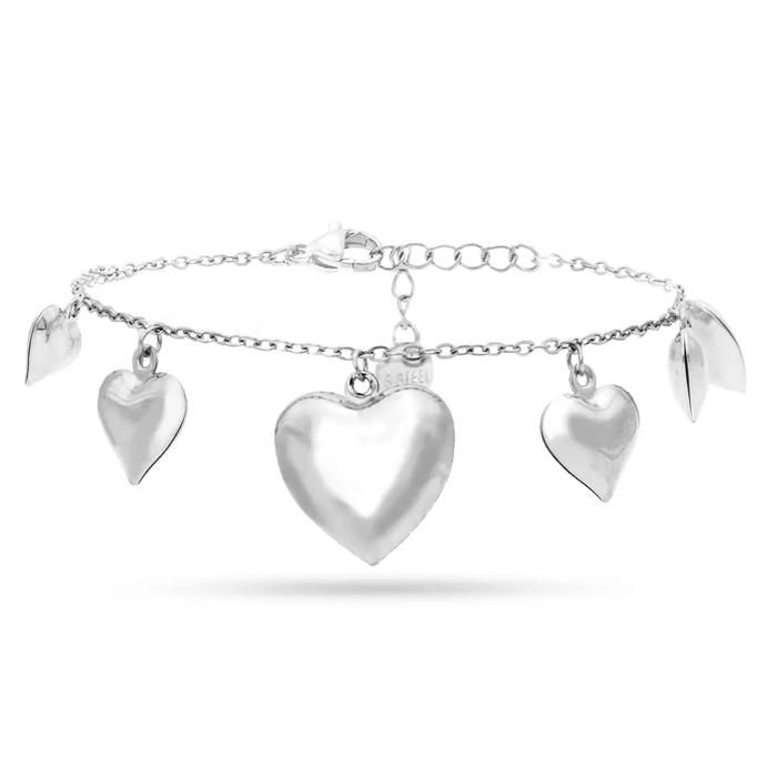 FREDDY FJ-20008 Bracelet Femme Coeurs Bracelet en acier inoxydable hypoallergénique FREDDY FJ-20008 Bracelet Femme Coeurs Bracelet en acier inoxydable hypoallergénique
