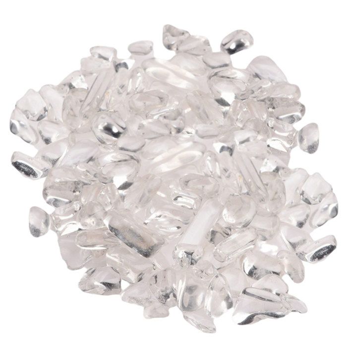 Comparer les prix de Éclats de pierre roulée - EINNENFFER - Quartz naturel concassé - Non percé - Brillant - Décoration polyvalente