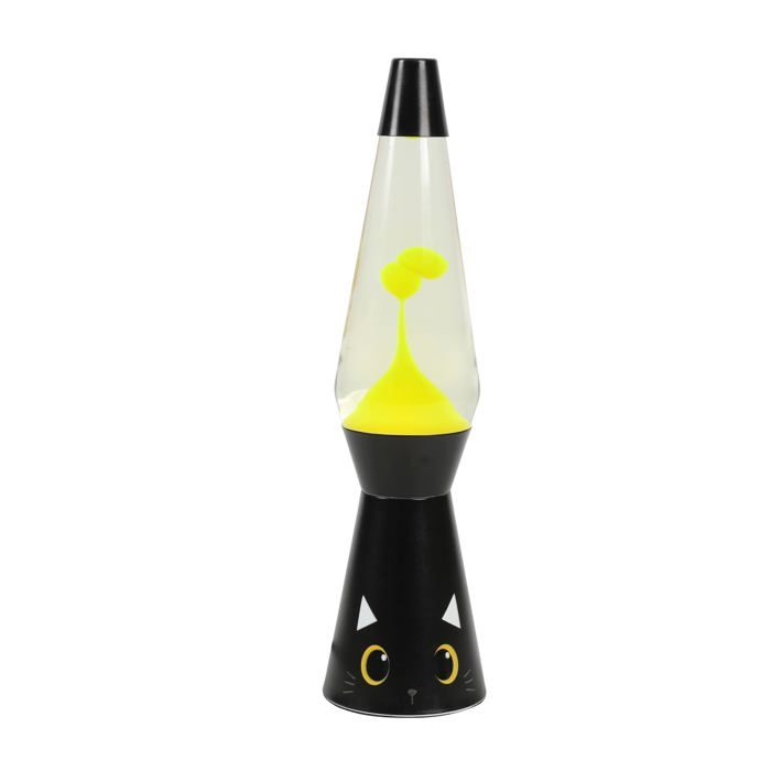 Lampe à lave décorative - I-TOTAL - Magma & Glitter - Style moderne - Verre - 40 cm - Multicolore - Effet visuel rétro