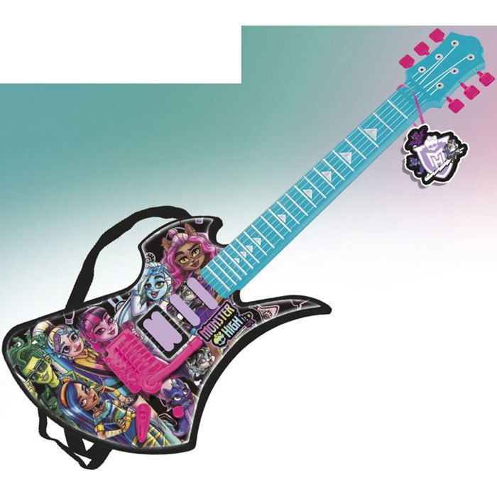 Guitare Électronique Monster High pour Enfants : L’Instrument Parfait pour Débuter en Musique avec Style