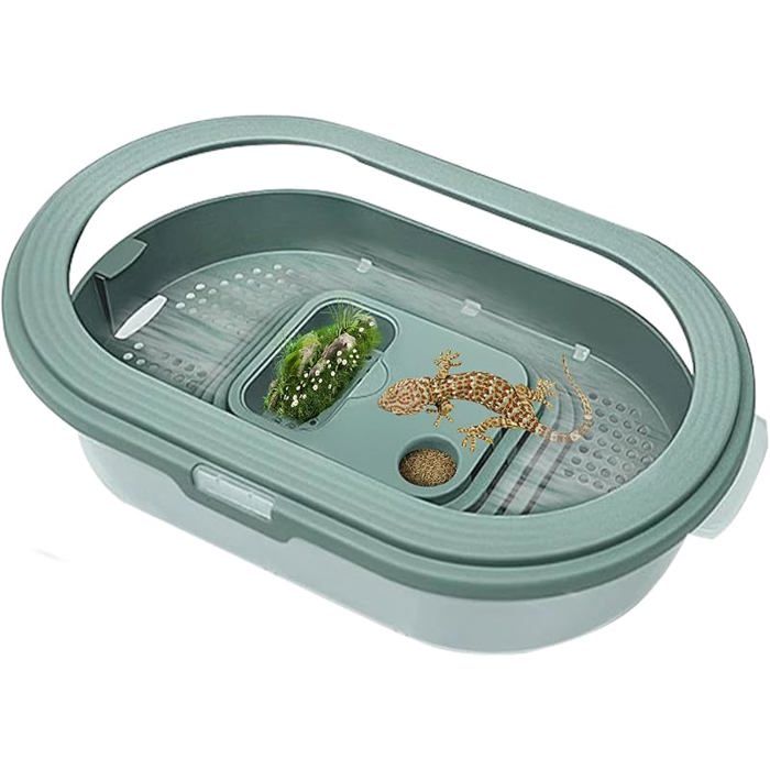 Comparer les prix de Aquarium Pour Tortues Terrarium Pour TortuesAquarium Anti-évasion Pour Crabes Et Tortues D&39 eau Avec Zone