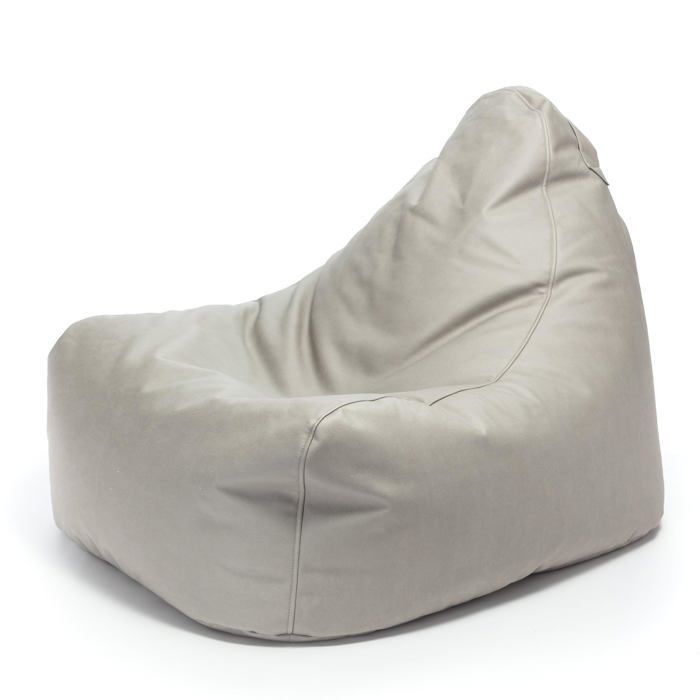 Pouf Fauteuil Ergonomique Dossier Haut en Polyester Oeko-Tex avec Poignée 90x80x80cm V80 – Ecopuf
