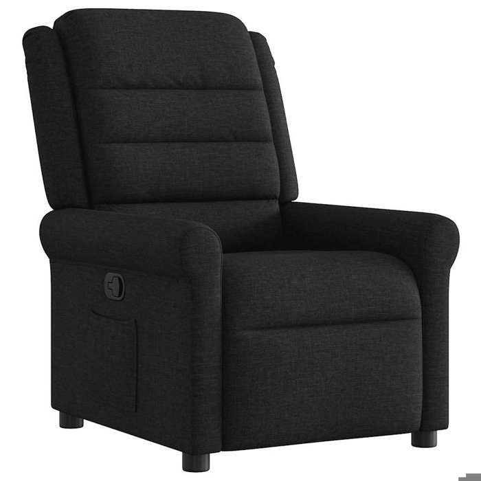 NEUF 2026 CHIC Fauteuil inclinable réglable SWEETY inclinaison manuelle Noir tissu 73x91.5x102.5 cm FF4253