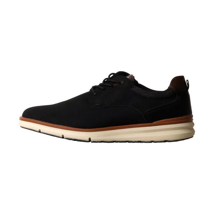 Basket Basse - ELONG - Elong - Noir - Lacets - Confort exceptionnel Basket Basse - ELONG - Elong - Noir - Lacets - Confort exceptionnel