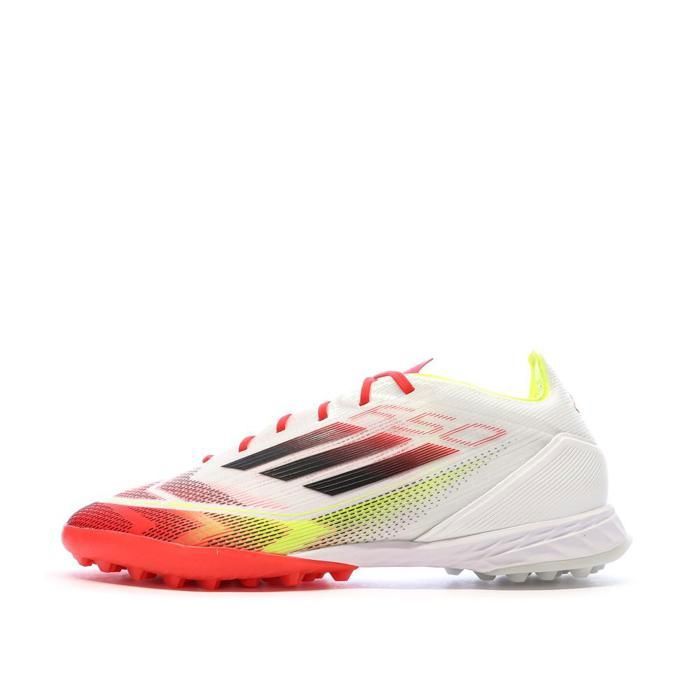 Chaussures de Foot Blanc/Rouge Adidas F50 Pro TF