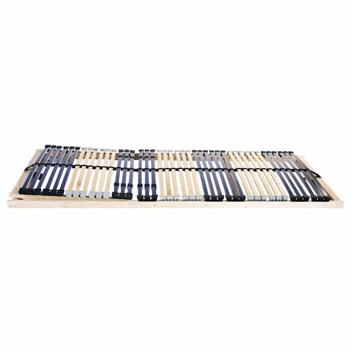 BONNE&10120 Sommier à lattes Marron 80 x 190 cm Bois de hêtre massif(VIDAXL)