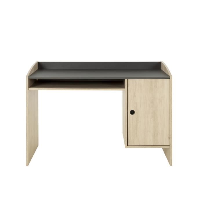 Alexis Bureau 1 Porte Made In France Decor Bois L 120 X P 55