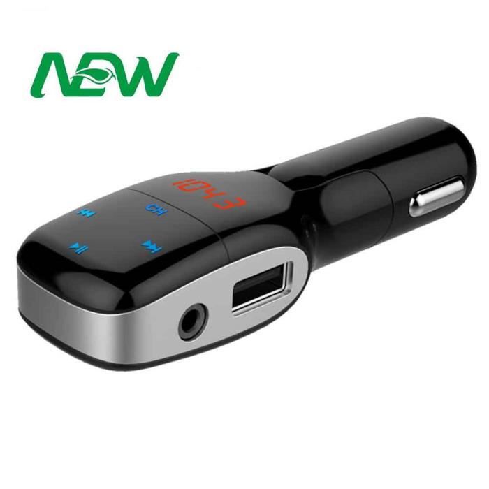 Sans Fil Allume Cigare Transmetteur Fm Bluetooth Voiture Lecteur