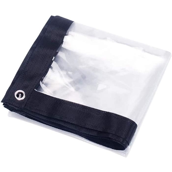 LIWI-Bâche De Protection Imperméable 1X1m, Bache Plastique Transparente