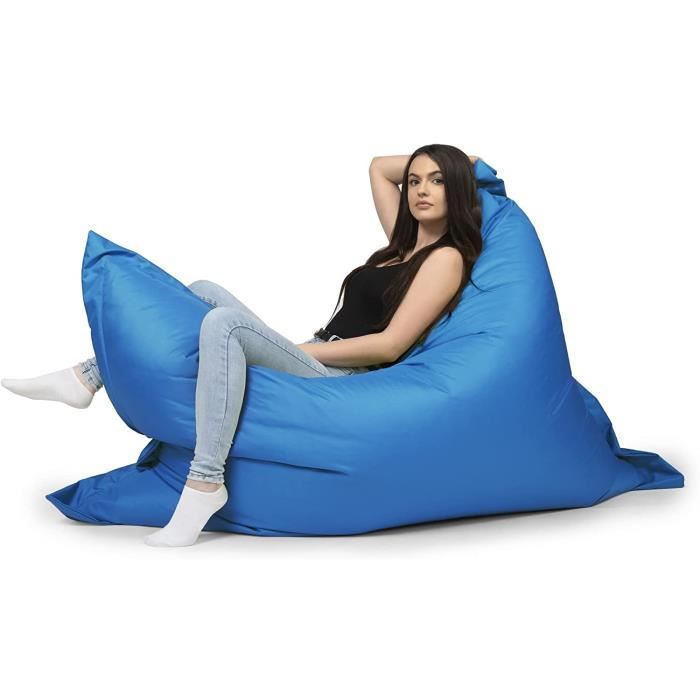 Pouf L Xl Xxl Coussin De Sol Pouf Geant Pour S Allonger Et S Asseoir Impermeable Interieur Exterieur Adultes Et Enfants 180 1391 Cdiscount Maison