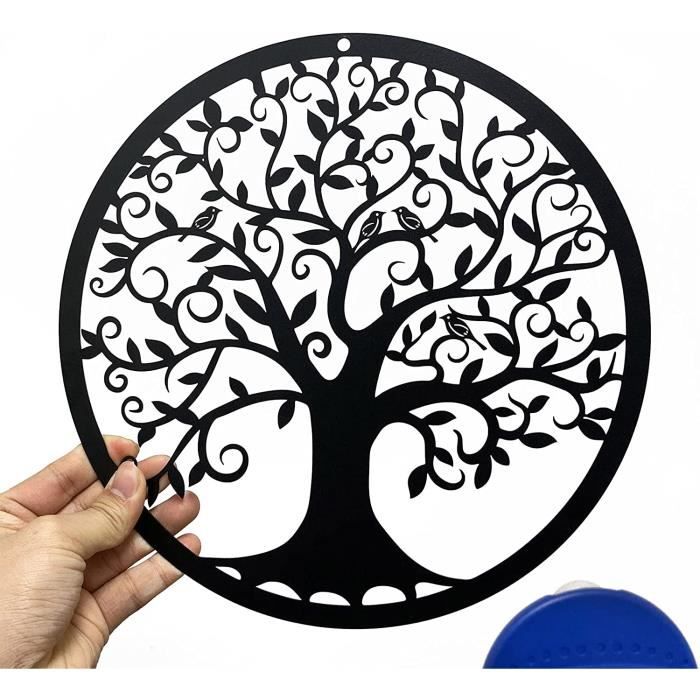 Arbre de vie en métal Décoration murale Silhouette Art pour Cadeau