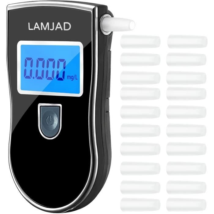 Alcootest Portable Certifié Chingcoo - Écran LCD Numérique, Puce Haute Sensibilité | Pour Usage Personnel Et Professionnel