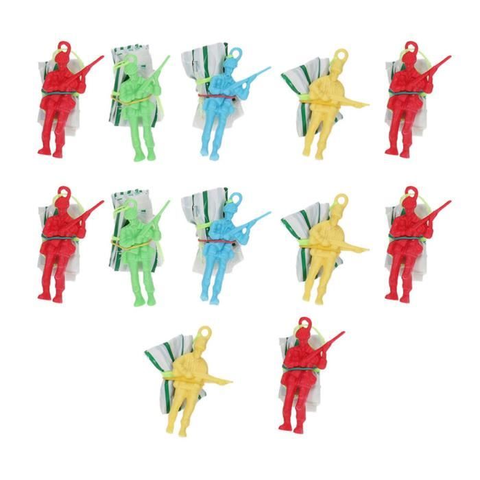 SUPRROW Lot De 20 Jouets Parachutisme - Parachutes Volants Pour Enfants Et Extérieur