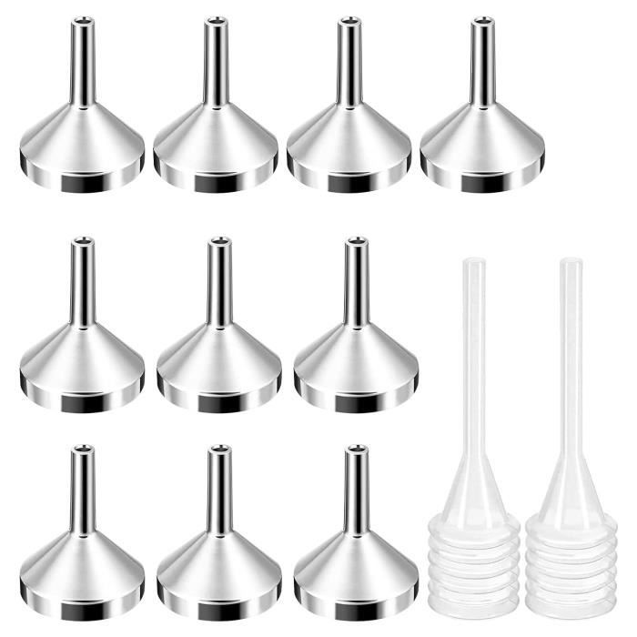 Lot De 4 Entonnoirs Pour Huile - Pour Vidange Moteur, Remplissage De Bouteilles, En PP Robuste
