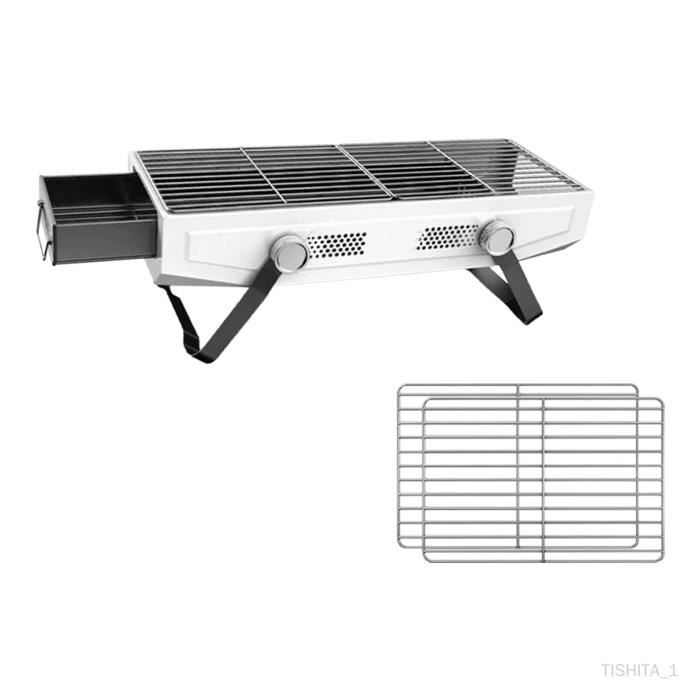 Barbecue, Poêle à Barbecue Ultra-léger Portable, Randonnée Pliante Pour