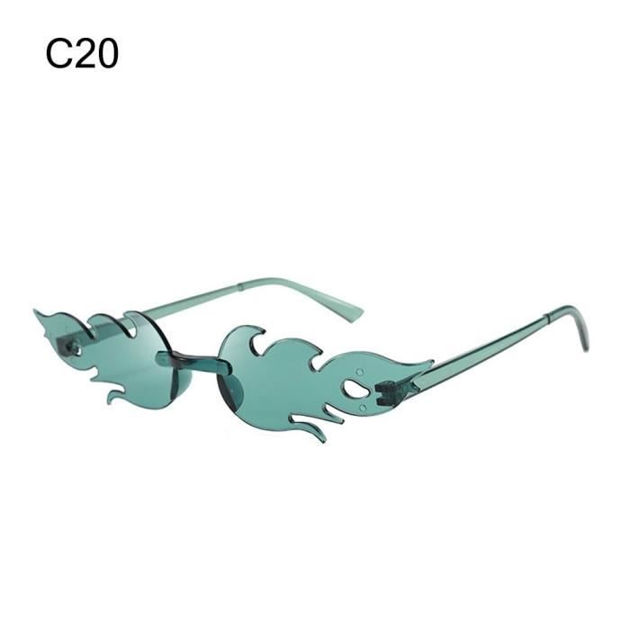 Monroe Crystal Vert : Lunette de soleil papillonnantes à base de plantes en vente