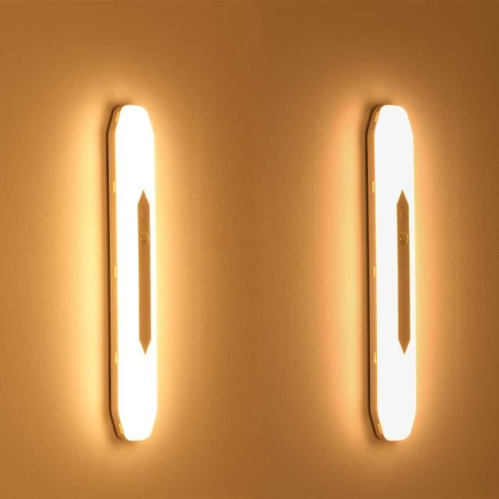 éclairage d'armoire LED avec télécommande, éclairage d'armoire 3 pièces d' éclairage d'armoire éclairage